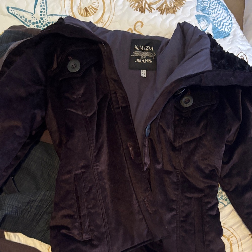 Women's Purple Puffer Jacket